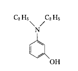 间间羟基-N，N-二乙基苯胺(间羟)结构式